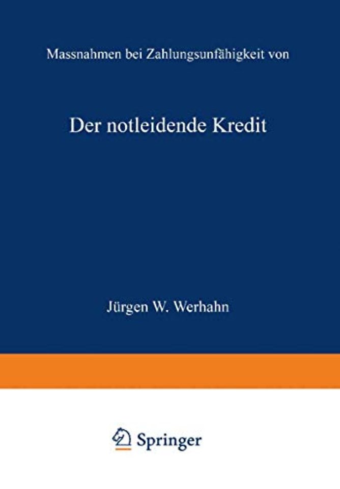 Der notleidende Kredit