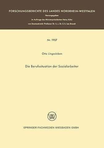 Die Berufssituation der Sozialarbeiter