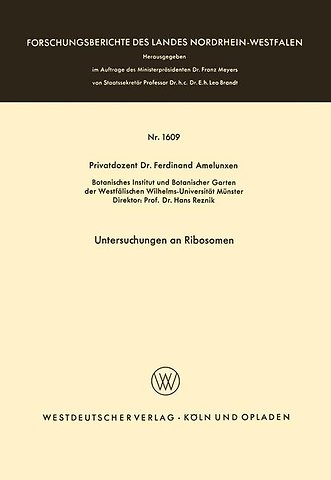 Untersuchungen an Ribosomen