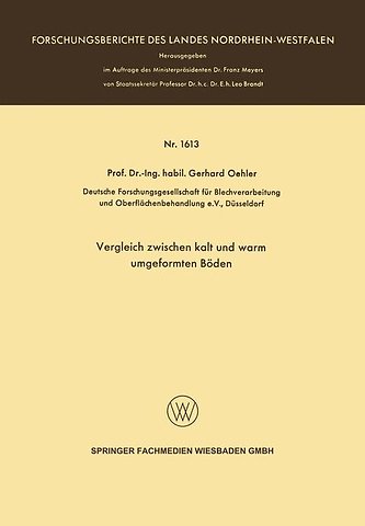 Vergleich zwischen kalt und warm umgeformten Böden