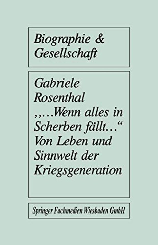 „…wenn alles in Scherben fällt…“
