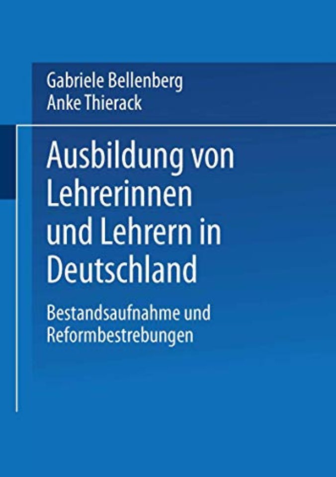 Ausbildung von Lehrerinnen und Lehrern in Deutschland