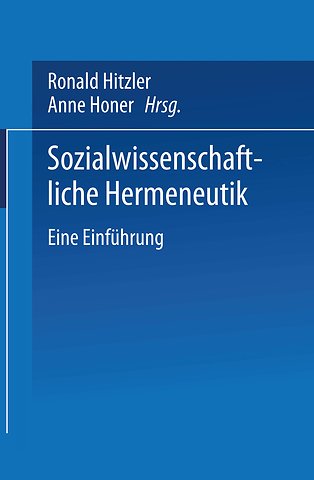Sozialwissenschaftliche Hermeneutik