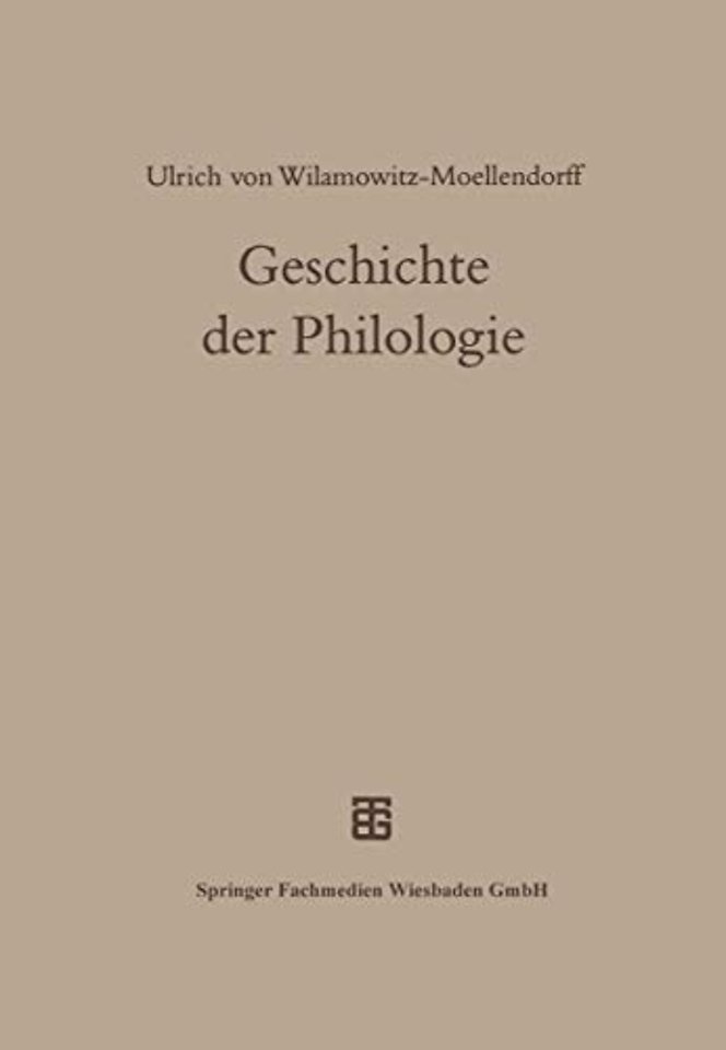 Geschichte der Philologie