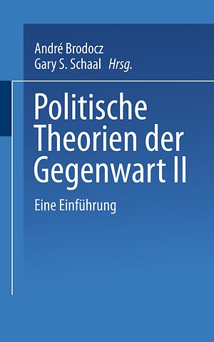 Politische Theorien der Gegenwart II