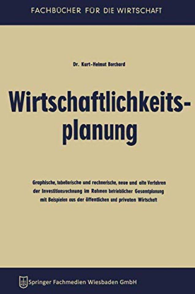 Wirtschaftlichkeitsplanung