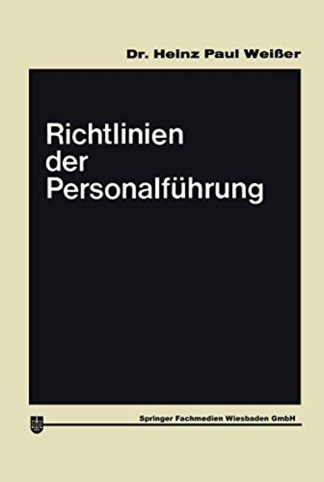 Richtlinien der Personalführung