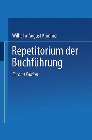 Repetitorium der Buchführung