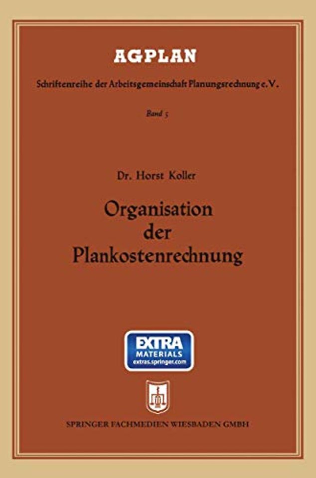 Organisation der Plankostenrechnung