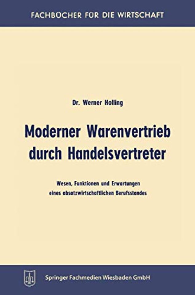 Moderner Warenvertrieb durch Handelsvertreter
