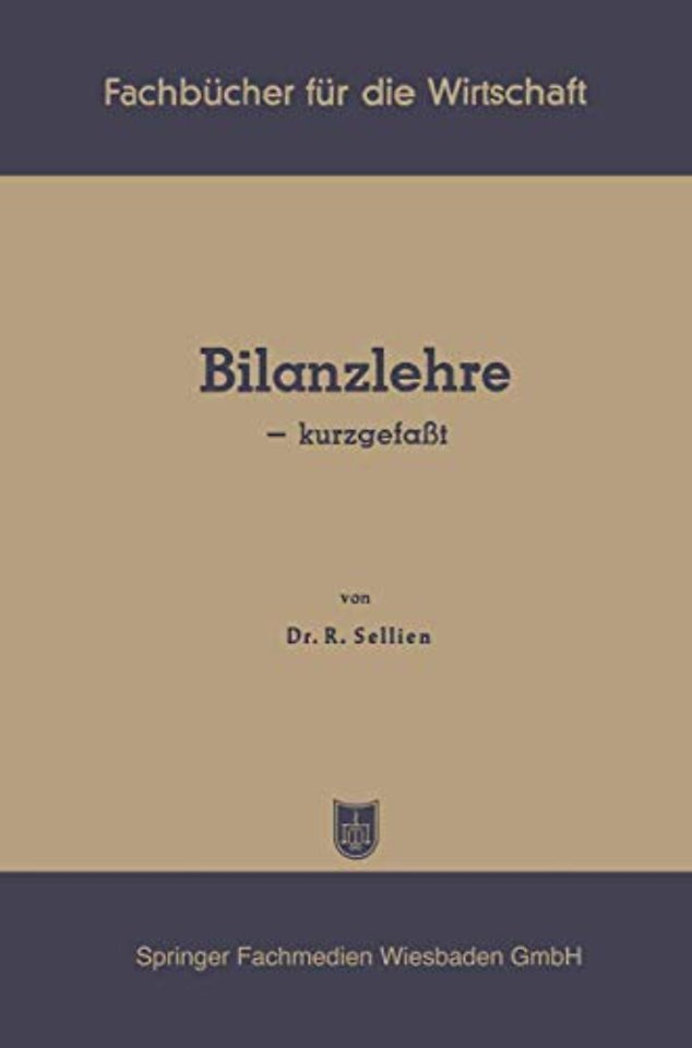 Bilanzlehre — kurzgefaßt