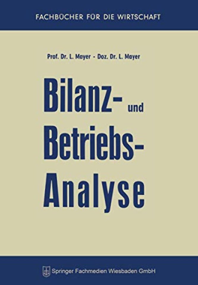 Bilanz- und Betriebsanalyse