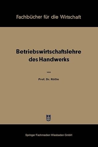 Betriebswirtschaftslehre des Handwerks