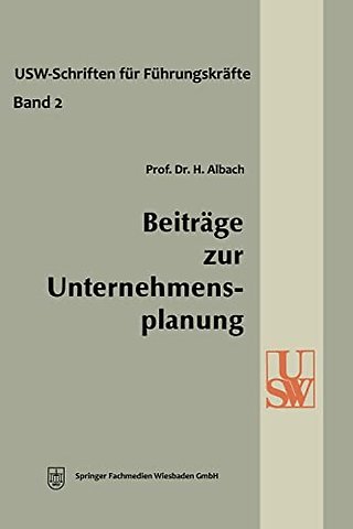 Beitrage zur Unternehmensplanung