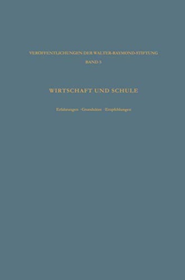 Wirtschaft und Schule