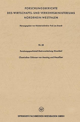 Chemisches Glänzen von Messing und Neusilber