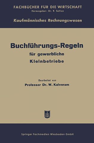 Buchführungs-Regeln für gewerbliche Kleinbetriebe