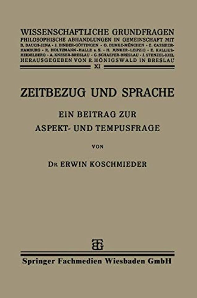 Zeitbezug und Sprache