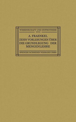 Zehn Vorlesungen Über die Grundlegung der Mengenlehre