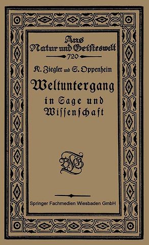 Weltuntergang in Sage und Wissenschaft