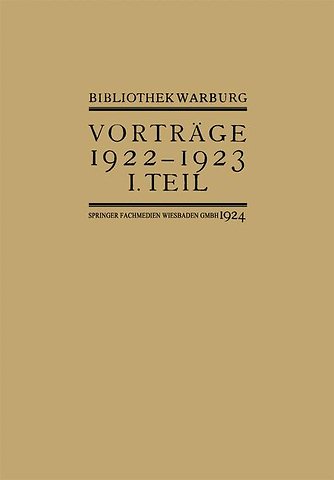 Vorträge der Bibliothek Warburg