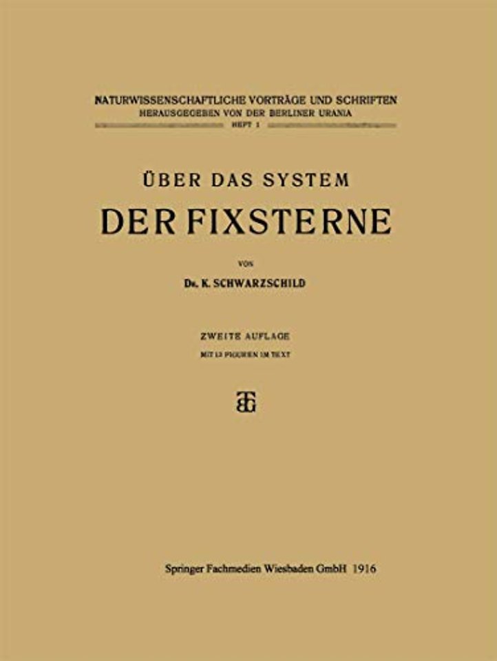 Über das System der Fixsterne