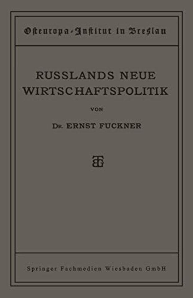 Russlands Neue Wirtschaftspolitik