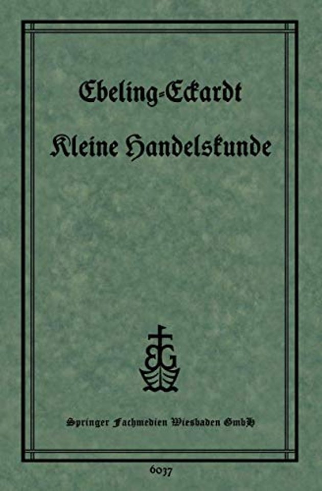 Kleine Handelskunde