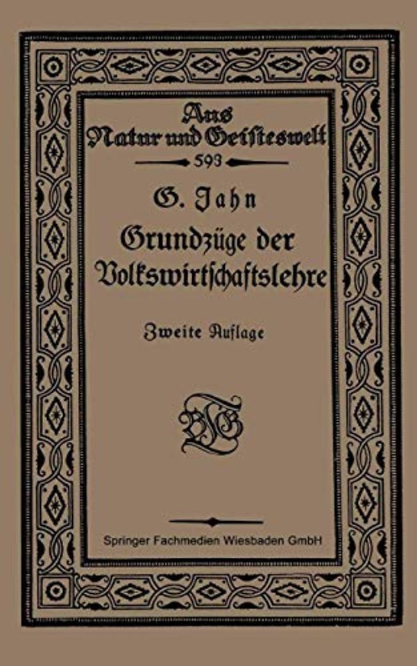 Grundzüge der Volkswirtschaftslehre