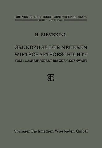 Grundzüge der Neueren Wirtschaftsgeschichte