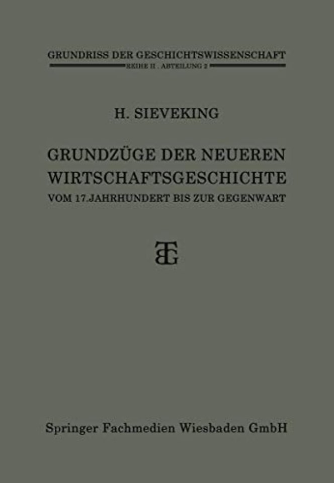 Grundzüge der Neueren Wirtschaftsgeschichte