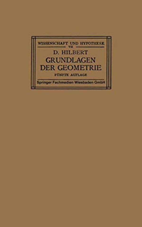 Grundlagen der Geometrie