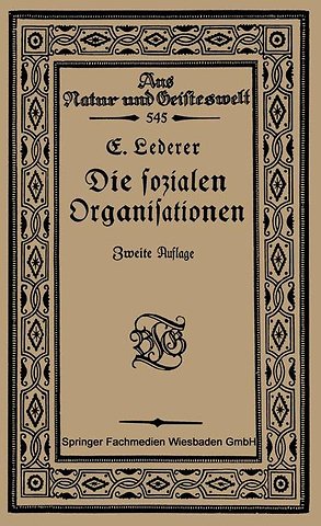 Die Sozialen Organisationen