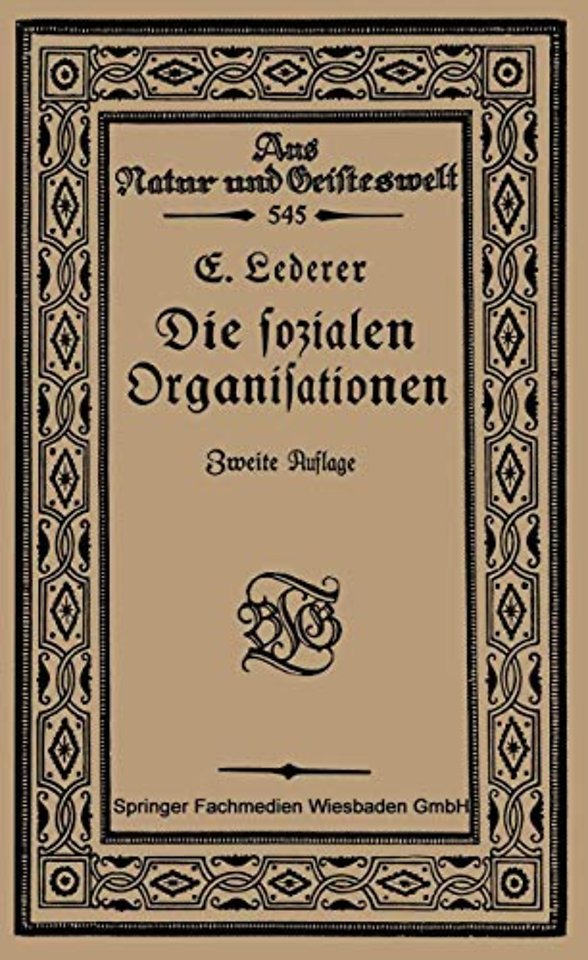 Die Sozialen Organisationen