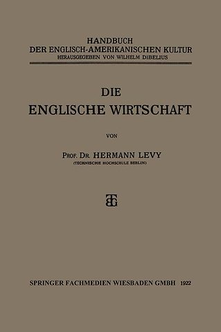 Die Englische Wirtschaft