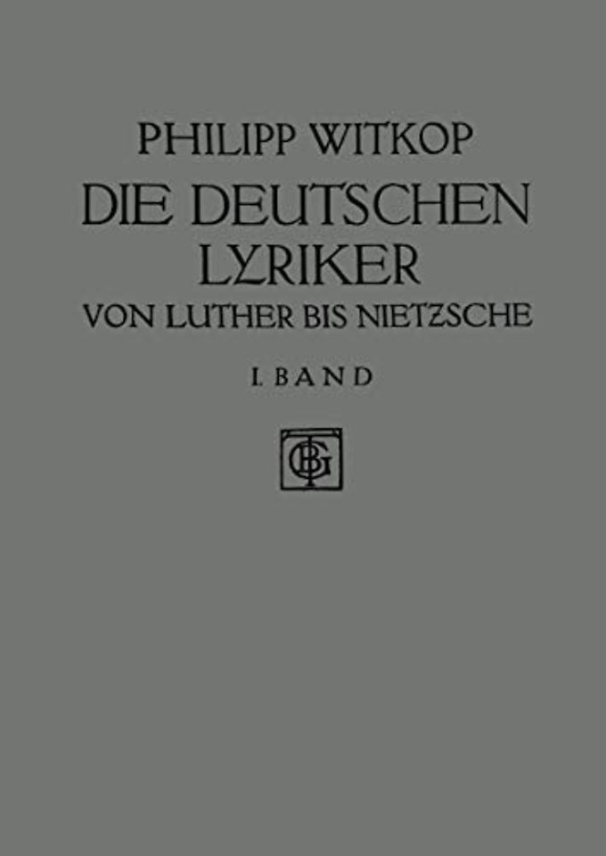 Die Deutschen Lyriker