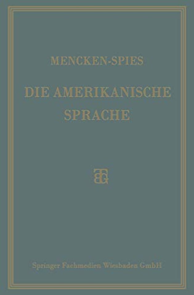 Die Amerikanische Sprache