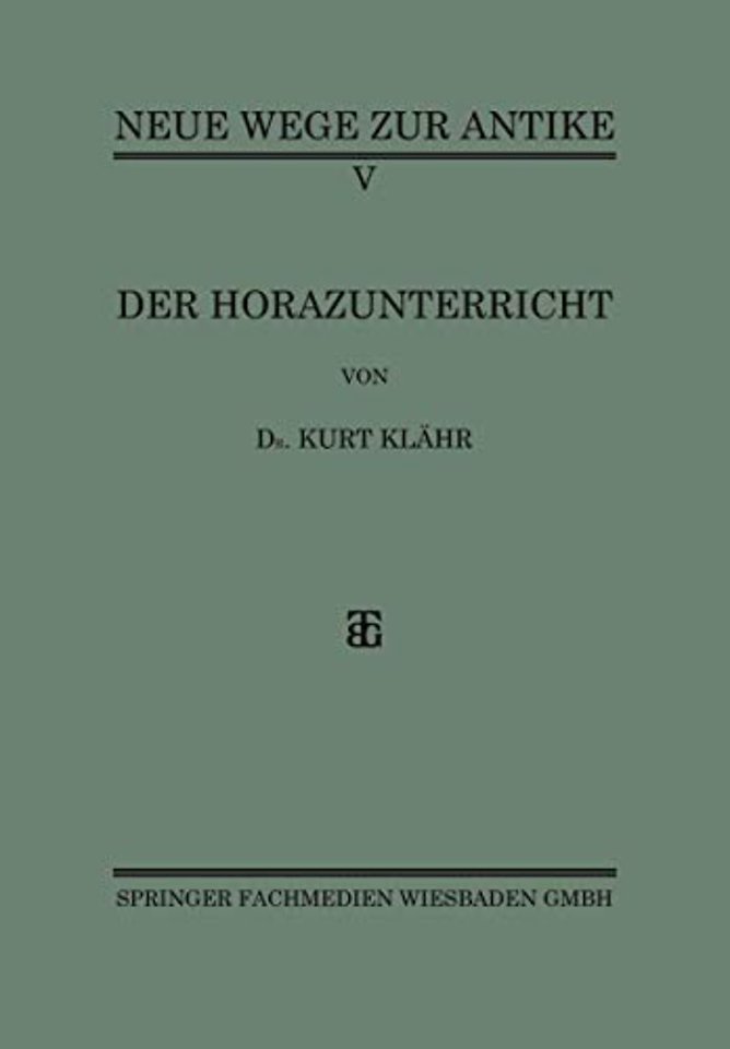 Der Horazunterricht