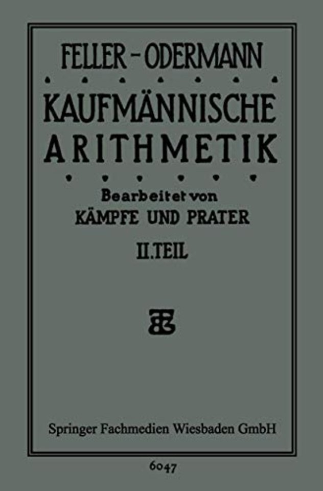 Das Ganze der Kaufmännischen Arithmetik
