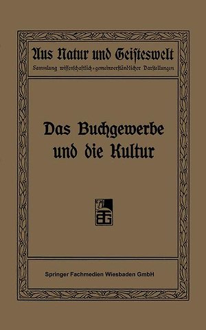 Das Buchgewerbe und die Kultur