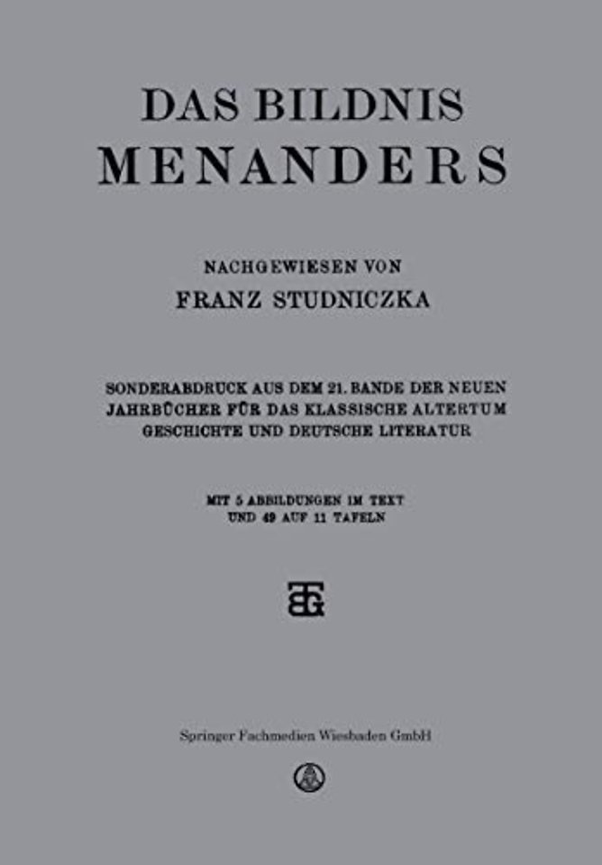 Das Bildnis Menanders