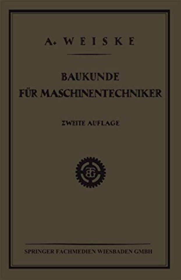 Baukunde für Maschinentechniker