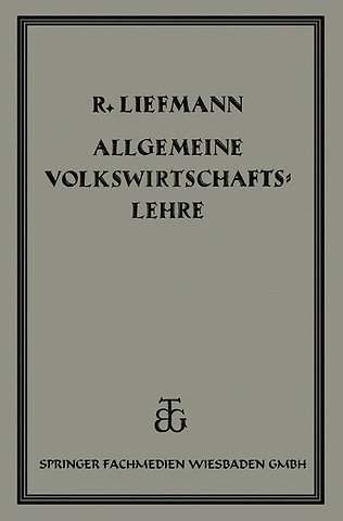 Allgemeine Volrswirtschaftslehre