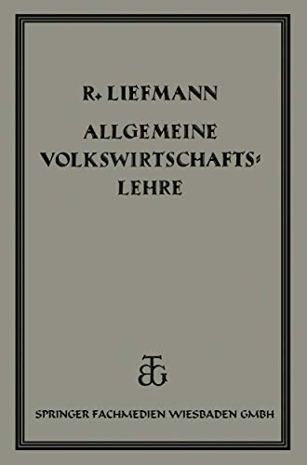 Allgemeine Volrswirtschaftslehre