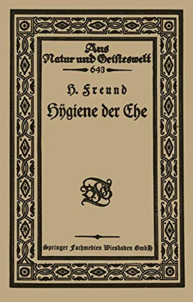 Hÿgiene der Ehe