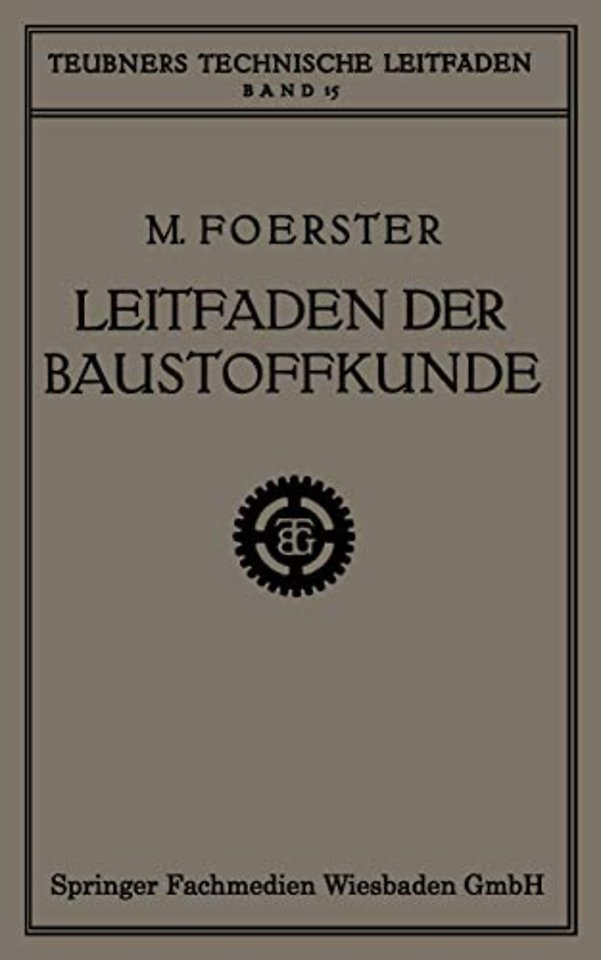 Leitfaden der Baustoffkunde