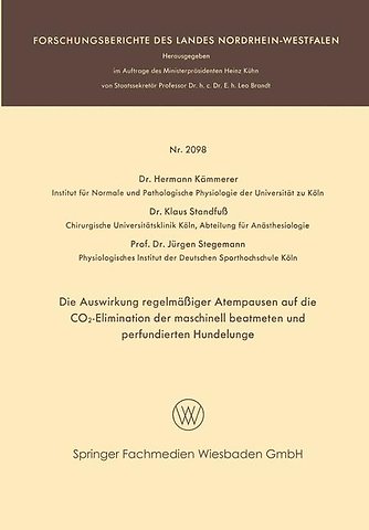Die Auswirkung regelmäßiger Atempausen auf die CO2-Elimination der maschinell beatmeten und perfundierten Hundelunge