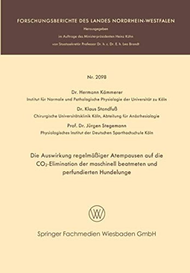 Die Auswirkung regelmäßiger Atempausen auf die CO2-Elimination der maschinell beatmeten und perfundierten Hundelunge