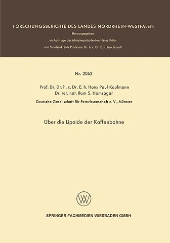 Über die Lipoide der Kaffeebohne