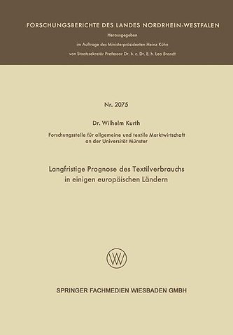 Langfristige Prognose des Textilverbrauchs in einigen europäischen Ländern